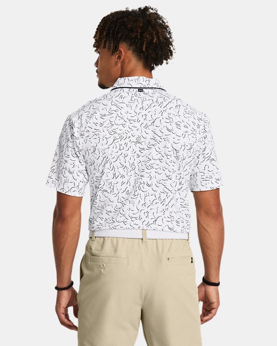 เสื้อโปโล UA Iso-Chill Verge สำหรับผู้ชาย in White image number 1